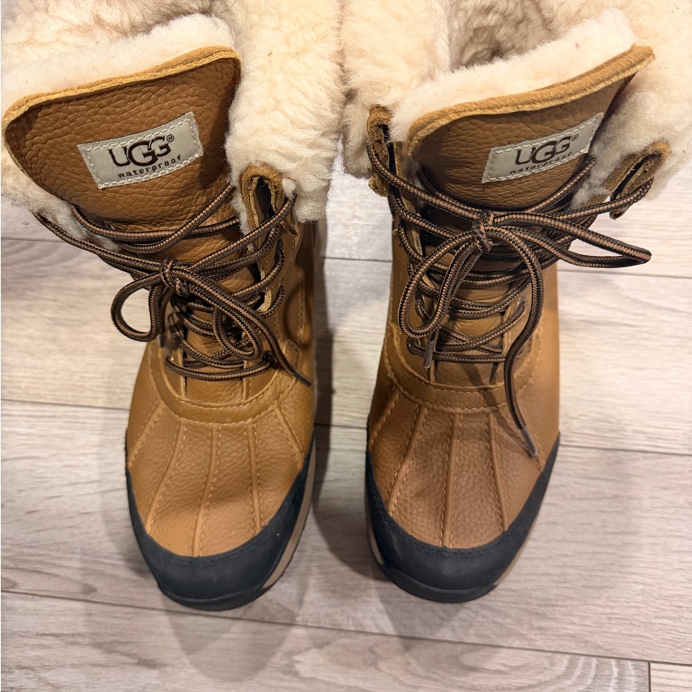UGG Women's Brown Waterproof Winter Boots